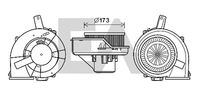 EACLIMA 42A67003 - Motor eléctrico, ventilador habitáculo