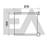 EACLIMA 42A54023 - Motor eléctrico, ventilador habitáculo