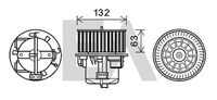 EACLIMA 42A78005 - Motor eléctrico, ventilador habitáculo