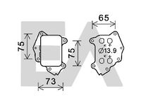 EACLIMA 37G10006 - Radiador de aceite, aceite motor