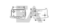 EACLIMA 37G50013 - Radiador de aceite, aceite motor