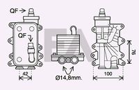 EACLIMA 37G07024 - Radiador de aceite, aceite motor