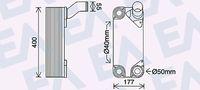 EACLIMA 37G47006 - Diámetro de entrada 1 [mm]: 60<br>Diámetro de salida 1 [mm]: 60<br>Calidad: Premium<br>Restricción de fabricante: AKG<br>Material: Aluminio<br>Longitud de red [mm]: 360<br>Ancho de red [mm]: 180<br>Profundidad de red [mm]: 166<br>