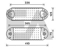 EACLIMA 37G76005 - Radiador de aceite, aceite motor