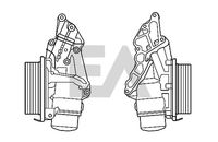 EACLIMA 37G50034 - Radiador de aceite, aceite motor