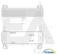 EACLIMA 37G76002T - Radiador de aceite, aceite motor