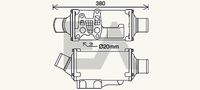 EACLIMA 37G63006 - Radiador de aceite, aceite motor