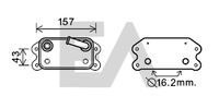 EACLIMA 37G78006 - Radiador de aceite, aceite motor