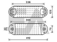 EACLIMA 37G76001 - Radiador de aceite, aceite motor