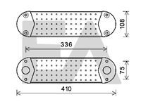 EACLIMA 37G76006 - Radiador de aceite, aceite motor