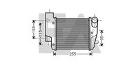 EACLIMA 36A02043 - Radiador de aire de admisión