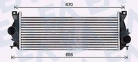 EACLIMA 36A05007 - Radiador de aire de admisión