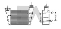 EACLIMA 36A02039 - Radiador de aire de admisión