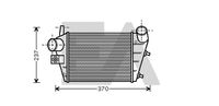 EACLIMA 36A03007 - Radiador de aire de admisión