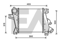 EACLIMA 36A18004 - Radiador de aire de admisión