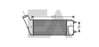 EACLIMA 36A10010 - Radiador de aire de admisión