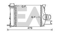 EACLIMA 36A15003 - Radiador de aire de admisión