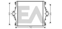 EACLIMA 36A30003 - Radiador de aire de admisión