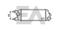 EACLIMA 36A40003 - Radiador de aire de admisión