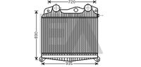 EACLIMA 36A47011 - Radiador de aire de admisión