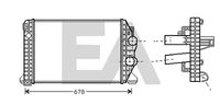 EACLIMA 36A45001 - Radiador de aire de admisión