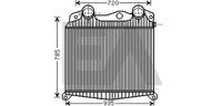 EACLIMA 36A47002 - Radiador de aire de admisión