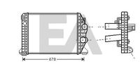 EACLIMA 36A45020 - Peso [kg]: 16,25<br>Tipo radiador: Aletas refrigeración soldadas<br>Calidad: Exclusivo OE TitanX<br>Restricción de fabricante: VALEO<br>Material: Aluminio<br>Material: Plástico<br>Tipo de refrigeración: refrigerado por aire<br>Nº de componente: IX119002<br>Ø entrada [mm]: 80<br>Ø salida [mm]: 80<br>Longitud de red [mm]: 558<br>Ancho de red [mm]: 789<br>Profundidad de red [mm]: 68<br>