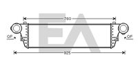 EACLIMA 36A50017 - Radiador de aire de admisión