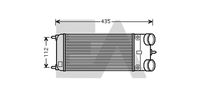 EACLIMA 36A55026 - Radiador de aire de admisión