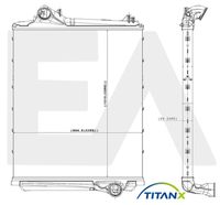 EACLIMA 36A59020T - Radiador de aire de admisión