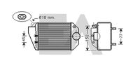 EACLIMA 36A77022 - Radiador de aire de admisión