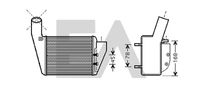 EACLIMA 36A77023 - Radiador de aire de admisión