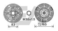 EACLIMA 35C05D01 - Núcleo ventilador, refr. motor