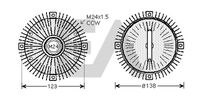 EACLIMA 35C07D01 - año construcción desde: 03/1977<br>Diámetro exterior [mm]: 420<br>Diámetro interior [mm]: 86<br>Número paletas de ventilador: 9<br>