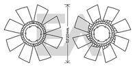 EACLIMA 35C16A01 - Núcleo ventilador, refr. motor