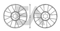 EACLIMA 35C16A04 - Núcleo ventilador, refr. motor