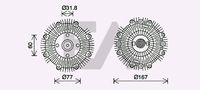 EACLIMA 35C18D01 - Núcleo ventilador, refr. motor