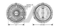 EACLIMA 35C02D02 - Núcleo ventilador, refr. motor