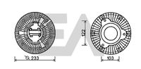 EACLIMA 35C45D02 - Núcleo ventilador, refr. motor