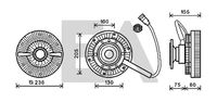 EACLIMA 35C16D01 - Núcleo ventilador, refr. motor