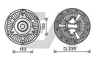 EACLIMA 35C45D09 - Núcleo ventilador, refr. motor