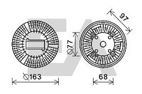 EACLIMA 35C47D09 - Núcleo ventilador, refr. motor