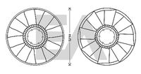 EACLIMA 35C45A04 - Núcleo ventilador, refr. motor