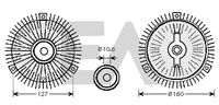 EACLIMA 35C54D04 - Material: Aluminio<br>Diámetro 1 [mm]: 160<br>