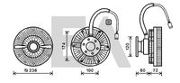 EACLIMA 35C59D02 - Núcleo ventilador, refr. motor