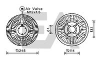 EACLIMA 35C47D08 - Núcleo ventilador, refr. motor