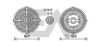 EACLIMA 35C50D25 - Núcleo ventilador, refr. motor