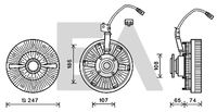 EACLIMA 35C47D03 - Núcleo ventilador, refr. motor