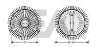 EACLIMA 35C54D05 - Núcleo ventilador, refr. motor