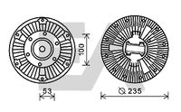 EACLIMA 35C63D02 - Núcleo ventilador, refr. motor